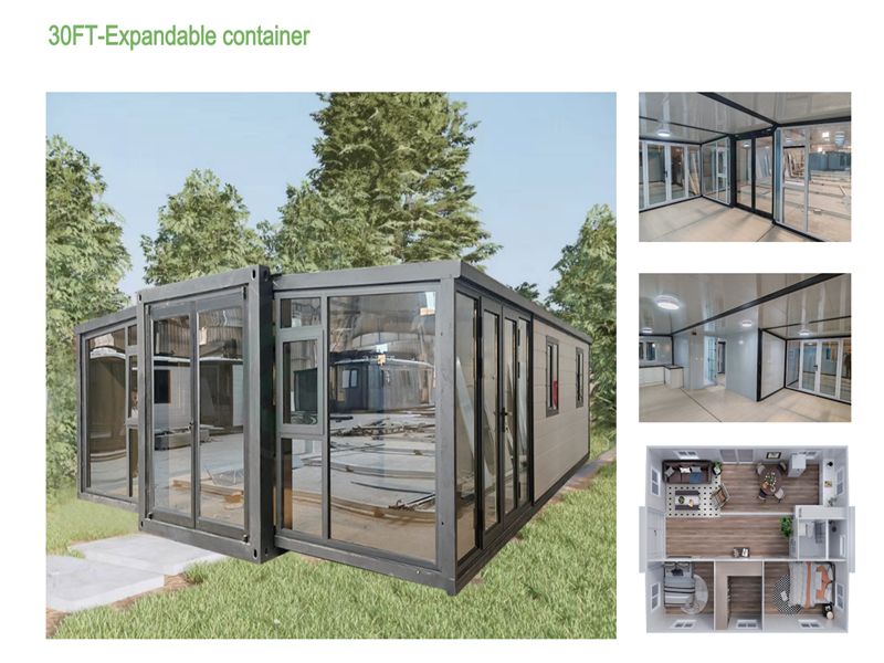 Nhà container mở rộng 30ft - chayohouse